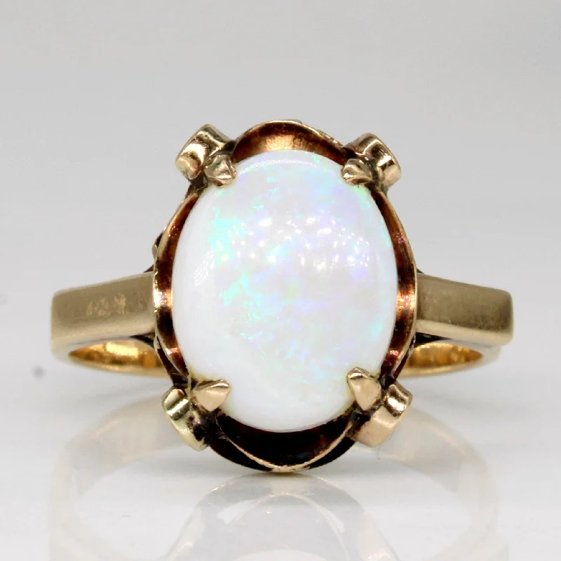 bridal ring sets -Opal Cocktail Ring | 1.70ct | SZ 6.25 |