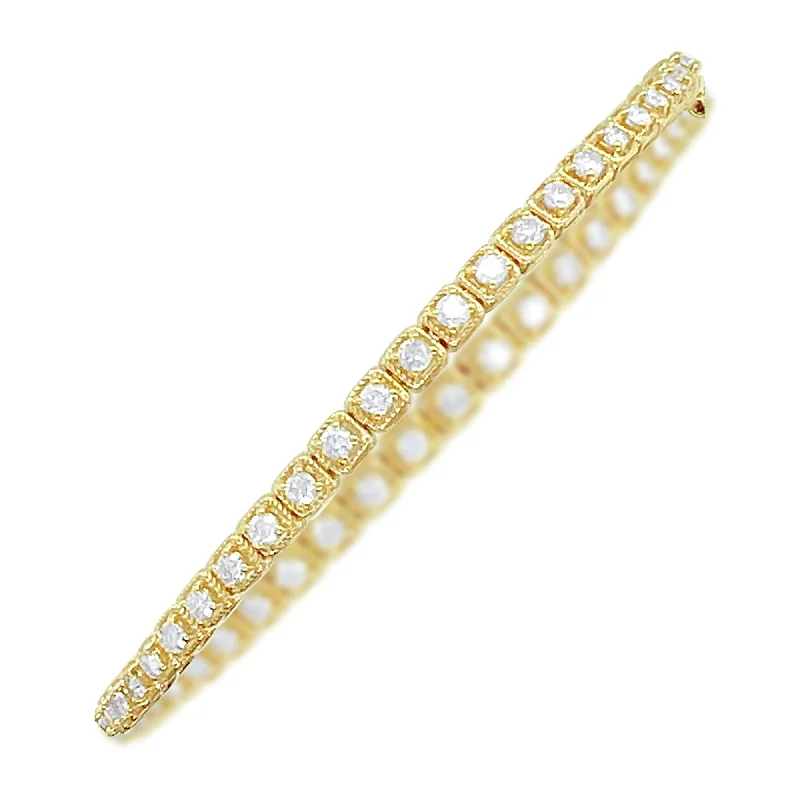 women’s tennis bracelets -Diana M. 1.43 Carat Diamond Fashion Bracelet