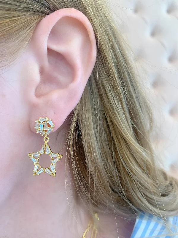 stylish earrings for women -unique earrings for women -Forever Stars Earrings