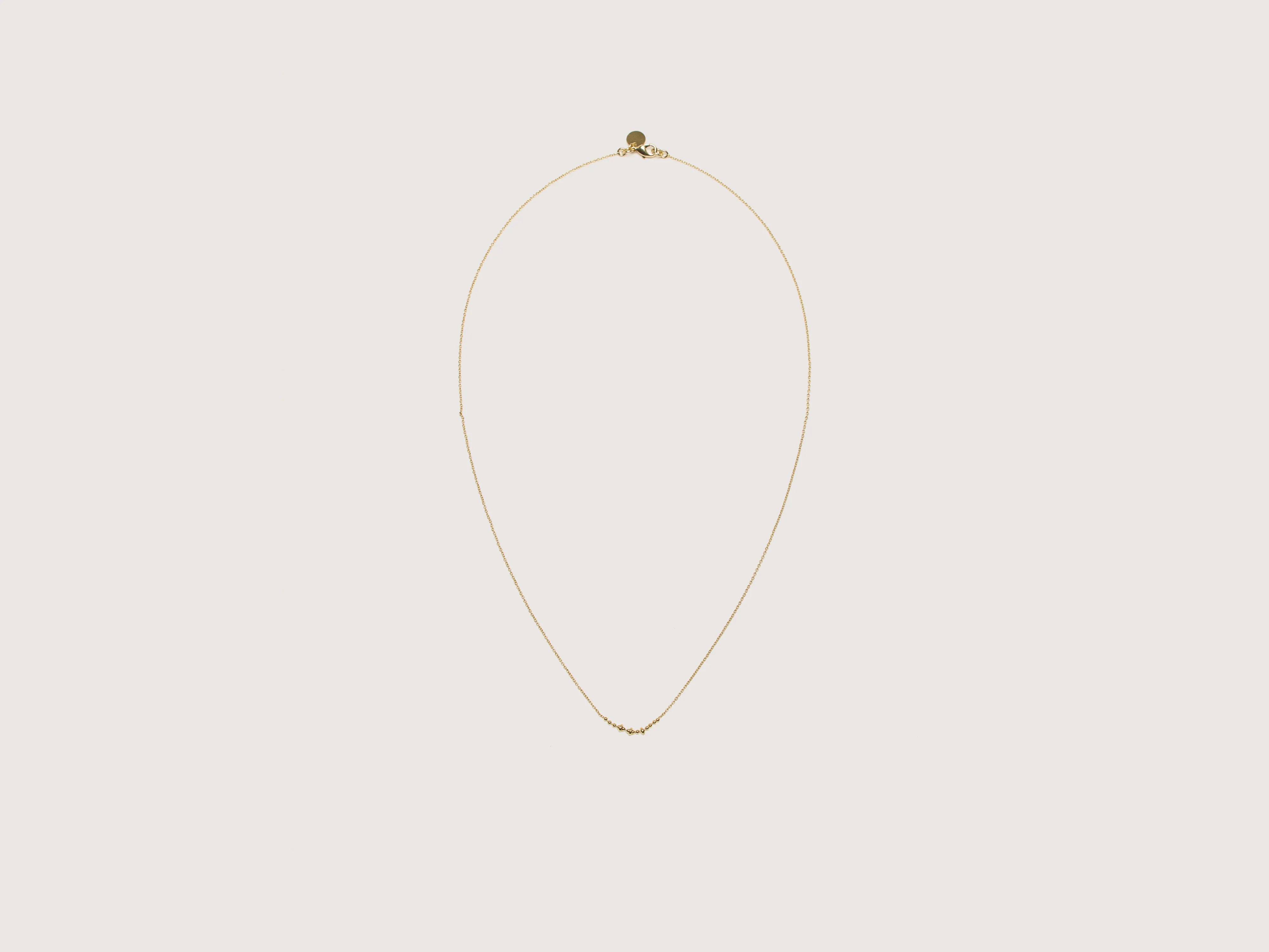 luxury pendant necklaces for women -sterling silver necklaces for women -Océane Necklace (242 / W / GOLD)