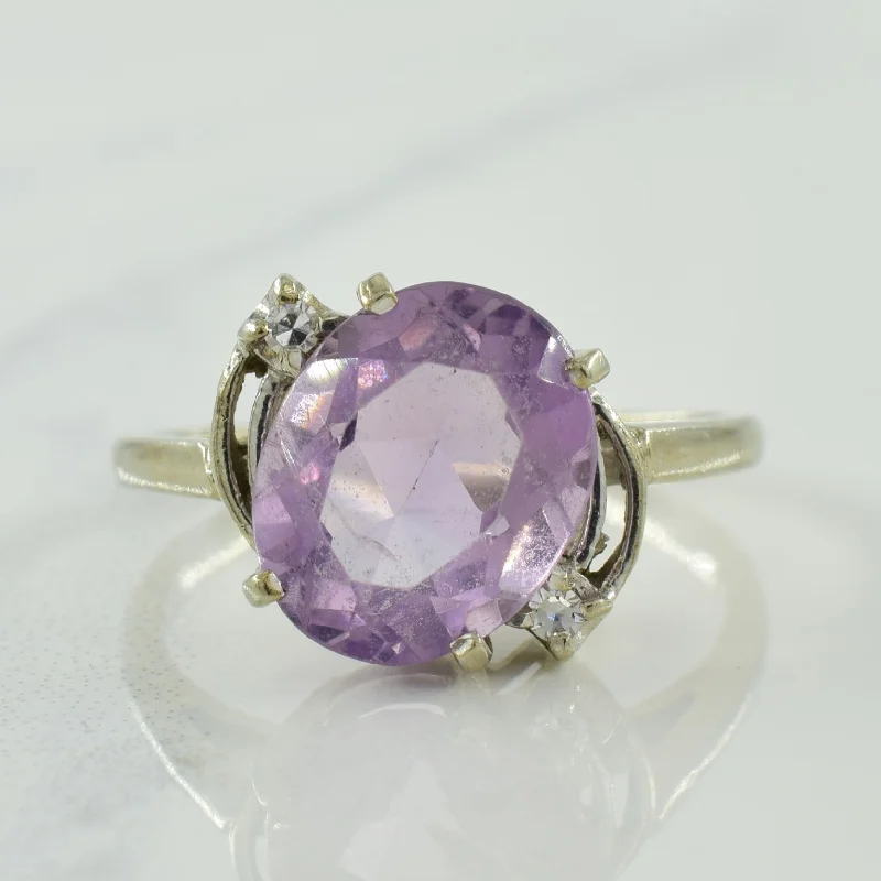 men’s and women’s matching rings -Amethyst & Diamond Ring | 2.18ct, 0.02ctw | SZ 5.5 |