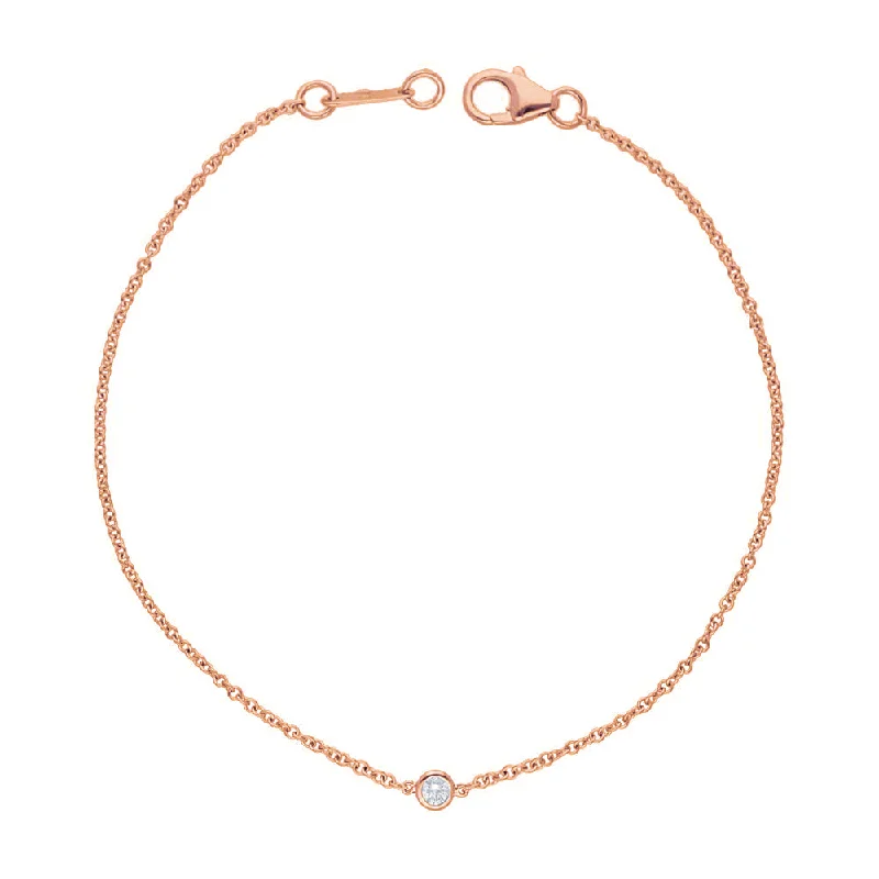 dainty bracelets for women -Diana M. 0.50 Carat Diamond Chain Bracelet