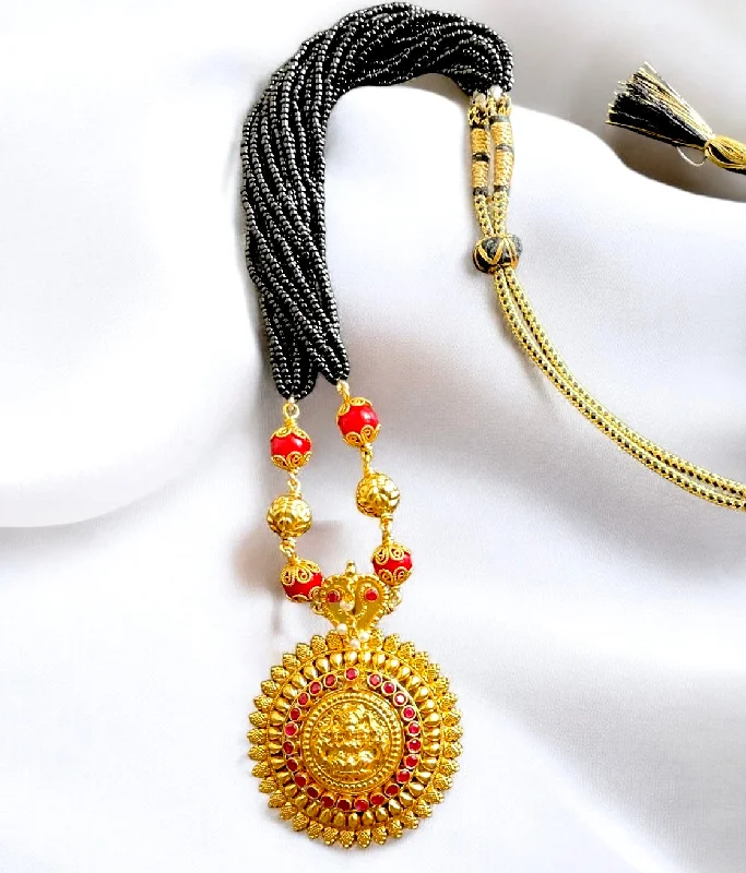 men’s and women’s matching necklaces -elegant gold necklaces for women -The Kaveri Silver Pathak Jomaale Necklace