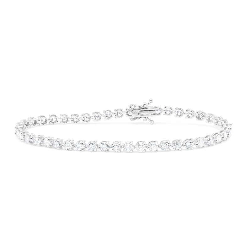 women’s braided bracelets -Diana M. 4.50 Carat Diamond Tennis Bracelet