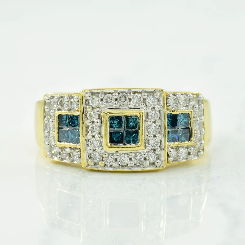 sophisticated rings for women -Cluster Diamond Ring | 0.79ctw | SZ 8.75 |