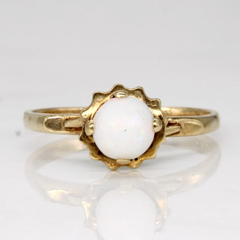 women’s rings with diamonds -Opal Ring | 0.40ct | SZ 4.75 |