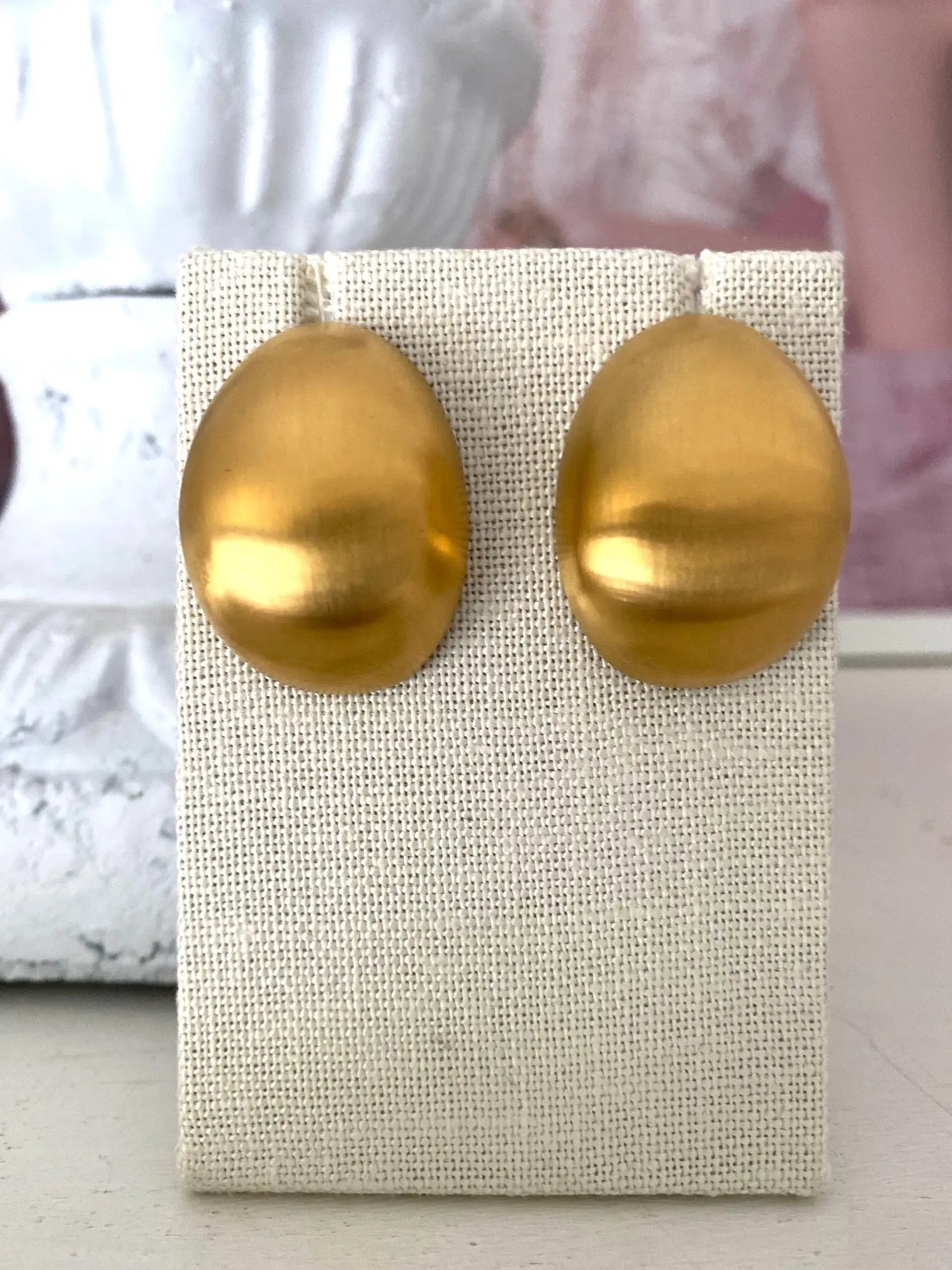 chic gold hoop earrings -small gold earrings for women -She's Full Of Fire Earrings