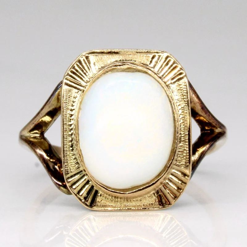 women’s rings with diamonds -Opal Cocktail Ring | 2.10ct | SZ 7.25 |