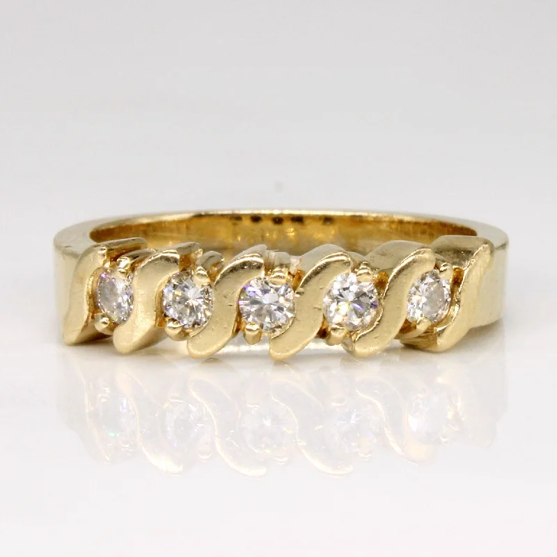 unique gold rings -Diamond Ring | 0.28ctw | SZ 6.25 |