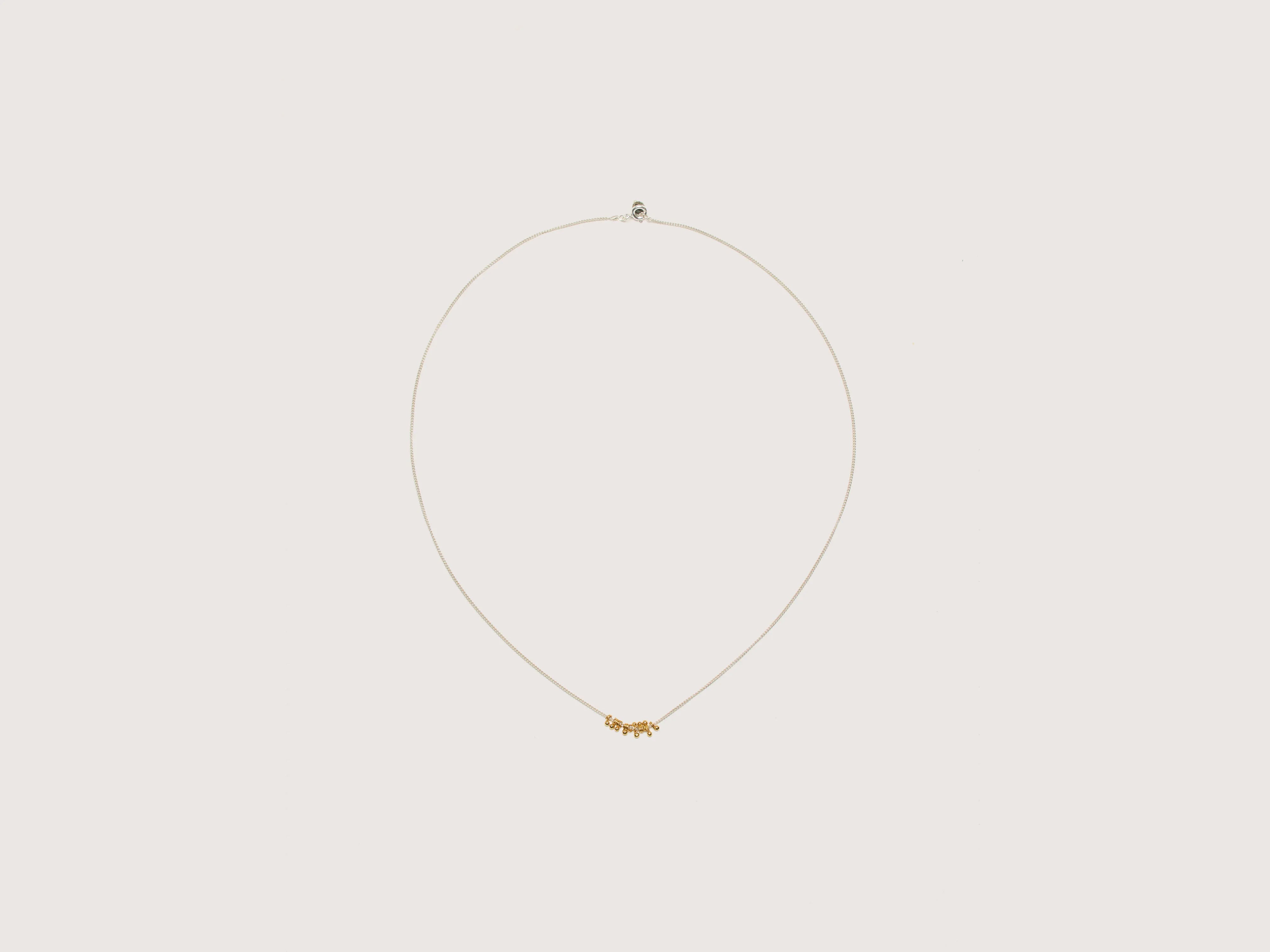 bridal shower necklaces for women -silver statement necklaces for women -Bubble Necklace (242 / W / GOLD)