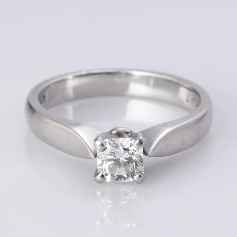 classy gold wedding rings -Platinum Diamond Ring | 0.45 ct | SZ 5 |