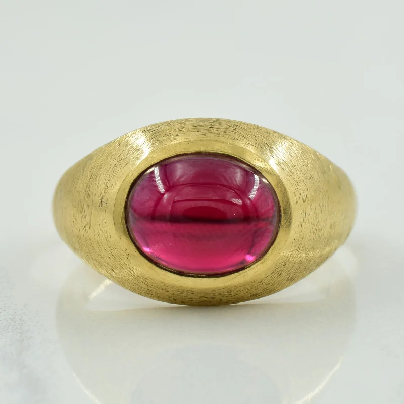 stackable rings for women -Synthetic Ruby Ring | 4.00ct | SZ 8.75 |