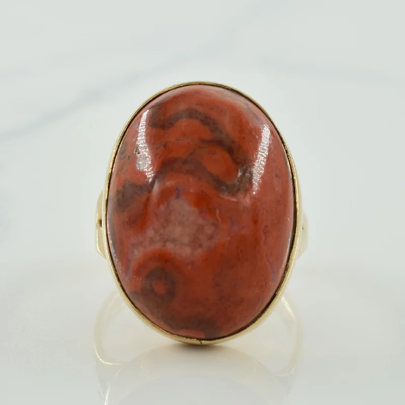 sparkling rings for women -Agate Cocktail Ring | 15.00ct | SZ 5.25 |