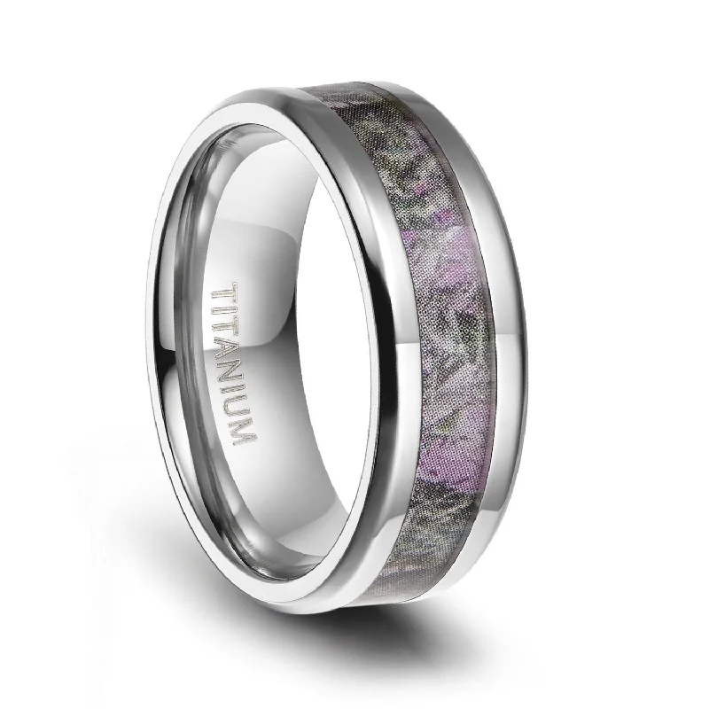 luxury gemstone engagement rings -luxury gemstone engagement rings -Titanium Camo Rings Pink Engagement Rings for her