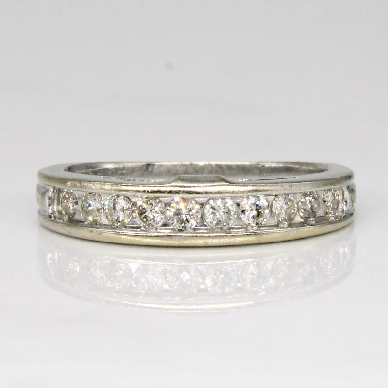 luxury diamond rings -Channel Set Diamond Ring | 0.35ctw | SZ 5.75 |