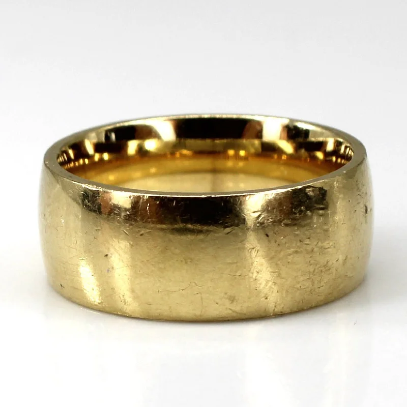 unique engagement rings -10k Yellow Gold Band | SZ 7.75 |