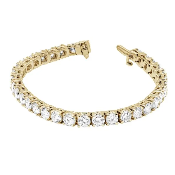 hand-crafted bangles -Diana M. 4.00 Carat Diamond Tennis Bracelet