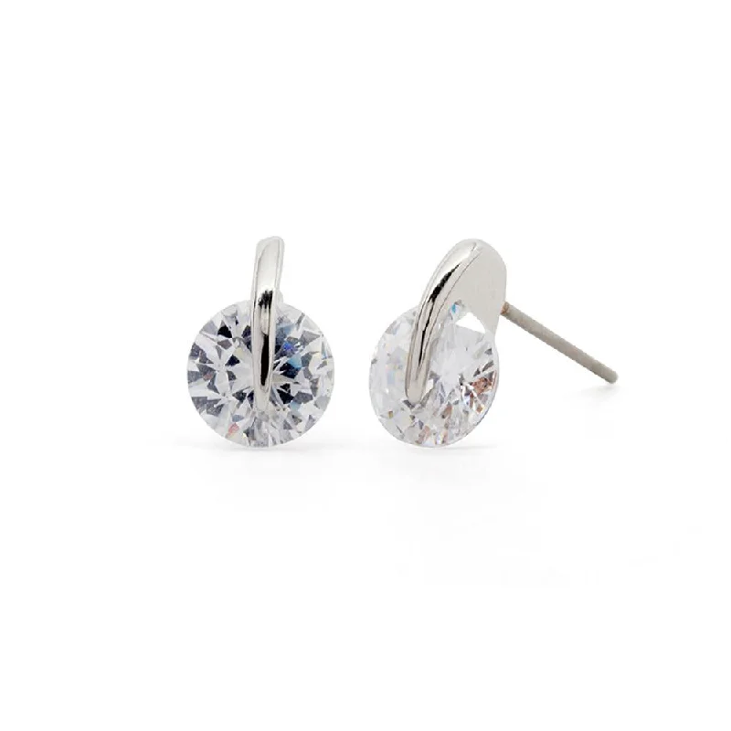 women’s bold earrings -women’s bold earrings -Fancy Cubic Zirconia Stud Earrings