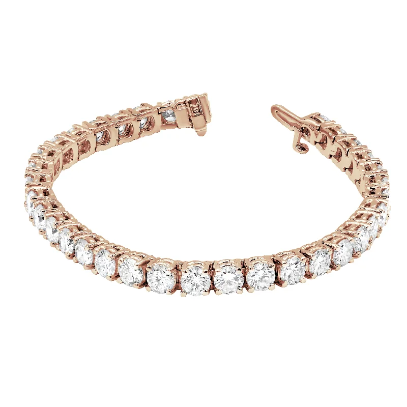 diamond bangle bracelets for women -Diana M. 4.59 Carat Diamond Tennis Bracelet