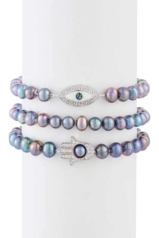 gemstone bangles for casual wear -Peacock - Bracelet Set