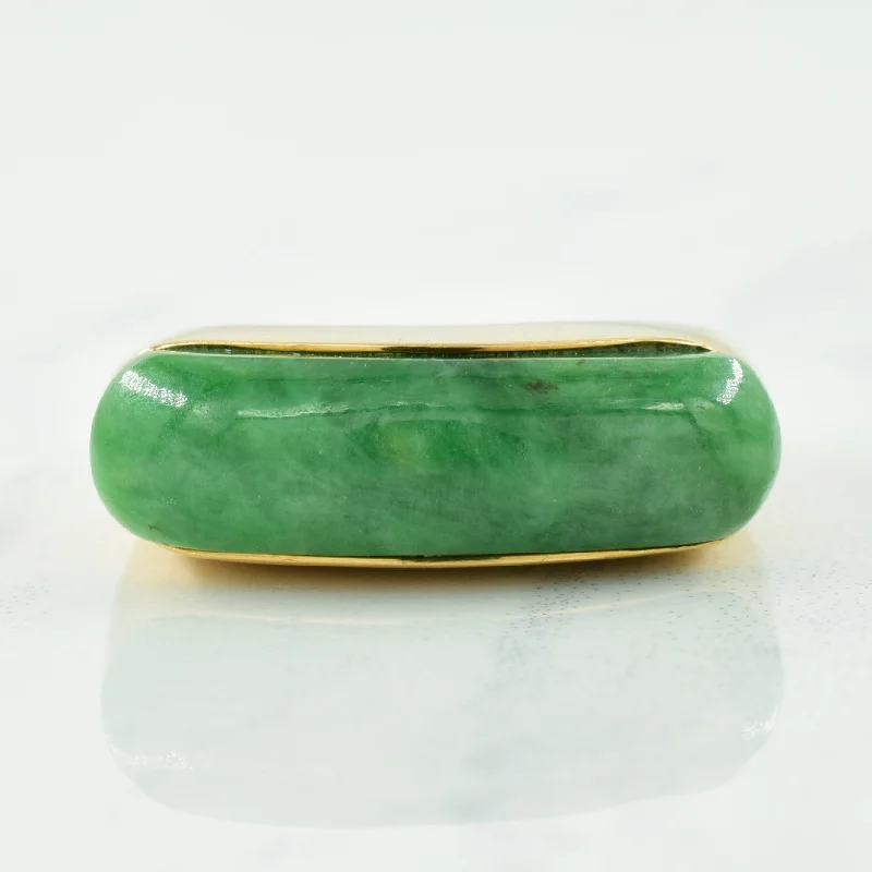 chunky rings for women -Jadeite Ring | 4.00ct | SZ 6.75 |