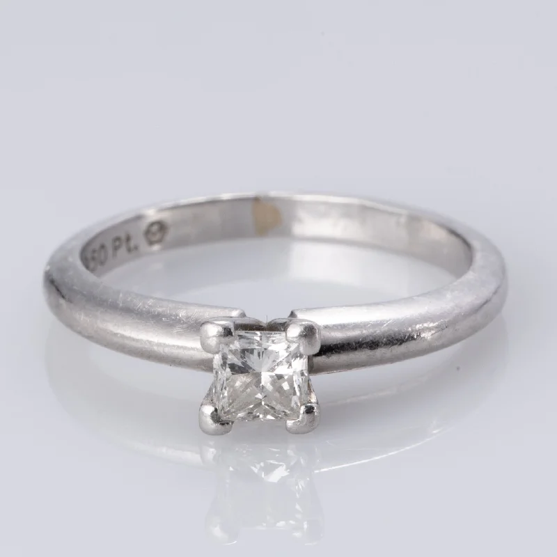 women’s cubic zirconia rings -Platinum Diamond Ring | 0.33 ct | SZ 4.75 |