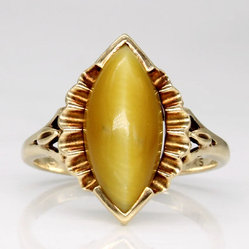 luxury rings for women -'Birks' Tiger's Eye Quartz Ring | 2.85ct | SZ 6 |