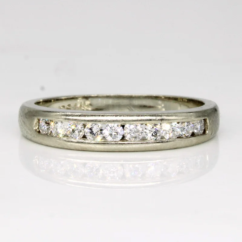 women’s rings with diamonds -Channel Set Diamond Ring | 0.20ctw | SZ 6.5 |