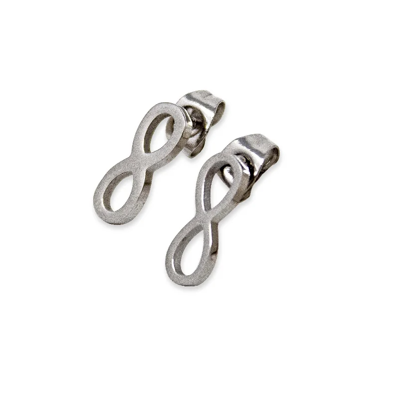 custom earrings for women -chic earrings for women -Stainless Steel Infinity Earrings