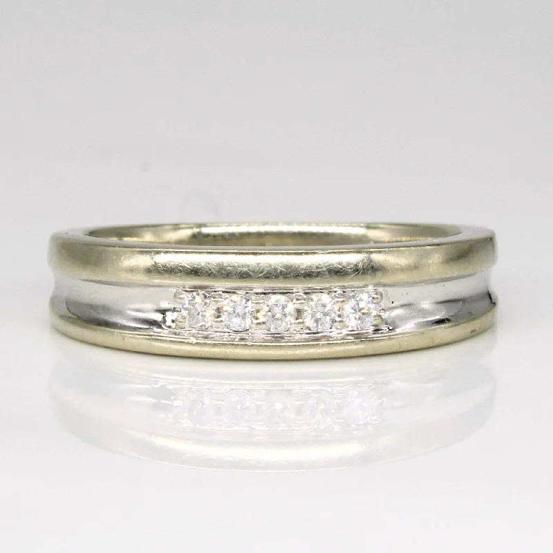 classy gold wedding rings -'Michael Hill' Five Stone Diamond Ring | 0.10ctw | SZ 8.75 |